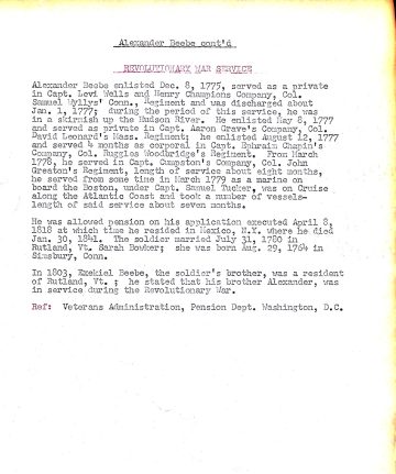 Veterans: Service 5